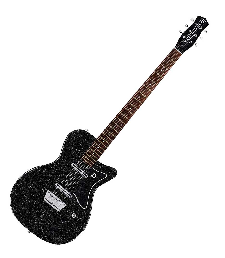 Danelectro 56 Baritone Electric Guitar Black Metal Flake